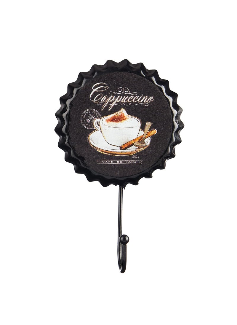 EAZYWAGON Eazy Wagon Decorative Wall Hook Cappuccino Wall Hook Metal Bottle Cap Sign Hook for Restaurant Home Living Area Bar Hotel Wall Hanger Gift Item  - Image 1