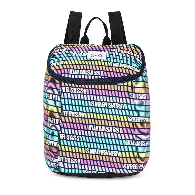 Genie Super Sassy Small bag- 14 inch, Stylish and Trendy College backpacks for girls, Water Resistant and Lightweight Mini Bags for Travelling Purpose. 13.5 litres - Image 5