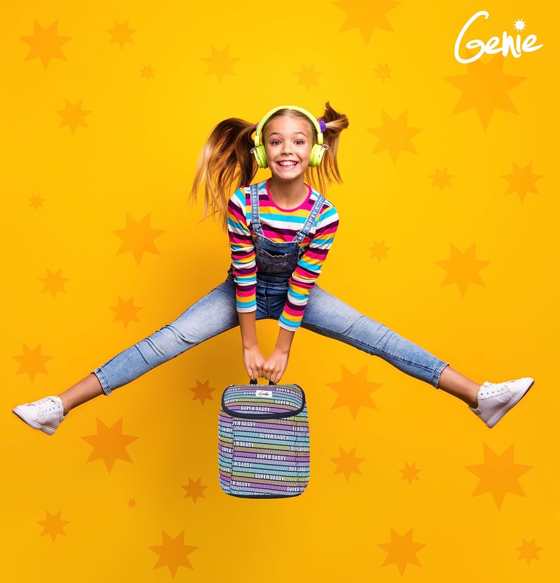 Genie Super Sassy Small bag- 14 inch, Stylish and Trendy College backpacks for girls, Water Resistant and Lightweight Mini Bags for Travelling Purpose. 13.5 litres - Image 3