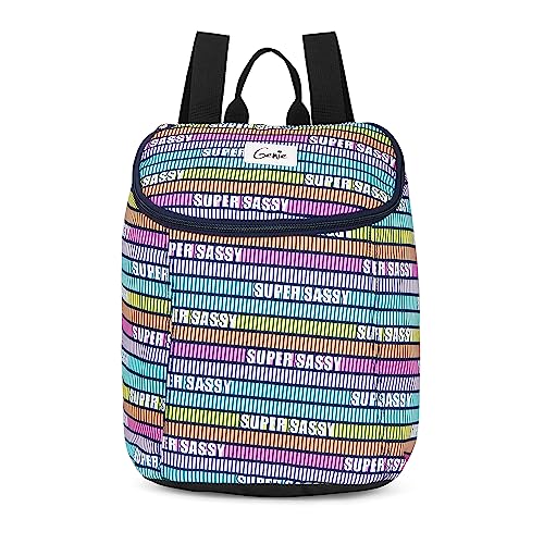 Genie Super Sassy Small bag- 14 inch, Stylish and Trendy College backpacks for girls, Water Resistant and Lightweight Mini Bags for Travelling Purpose. 13.5 litres - Image 1