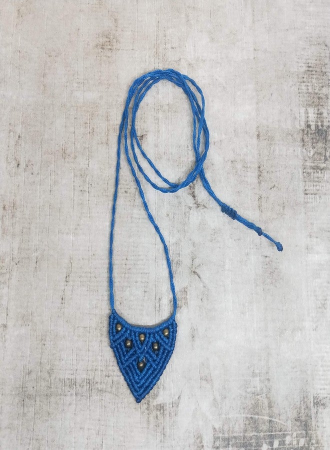 KCB Handwoven Macrame Necklace - Image 5