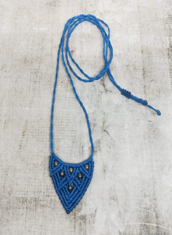 KCB Handwoven Macrame Necklace - Image 4