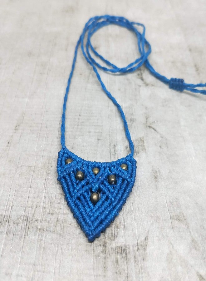 KCB Handwoven Macrame Necklace - Image 2