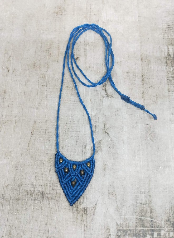 KCB Handwoven Macrame Necklace - Image 3