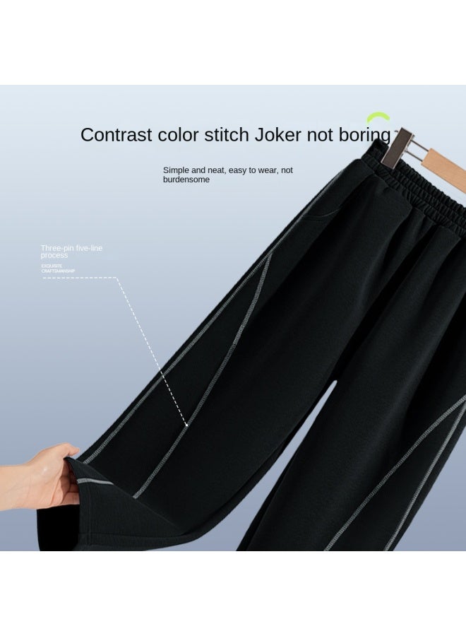 Badibadi Children's Cargo Pants, Autumn Wide-leg Trousers For Boys And Girls, Loose Casual Pants, Structured And Stylish Sweatpants Long Pants - Image 5