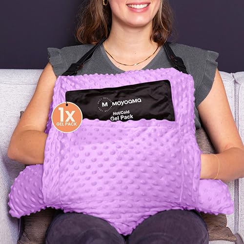 MOYOAMA 2 Pcs Hysterectomy Pillow Set - Incl 1 Gel Pack for Soothing Relief - Hysterectomy Recovery Must Haves After C Section,Post Surgery Pillow,Abdominal Surgery Recovery Pillow,Hysterectomy Gifts - Image 1