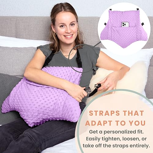 MOYOAMA 2 Pcs Hysterectomy Pillow Set - Incl 1 Gel Pack for Soothing Relief - Hysterectomy Recovery Must Haves After C Section,Post Surgery Pillow,Abdominal Surgery Recovery Pillow,Hysterectomy Gifts - Image 2