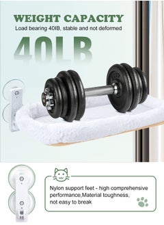 URbazaar Foldable Cat Hammock for Window - Cordless, Embeded Machine Washable Padded Bed, Robust Metal Frame - Cat Window Perch for Large Cats and Kittens  - Image 3