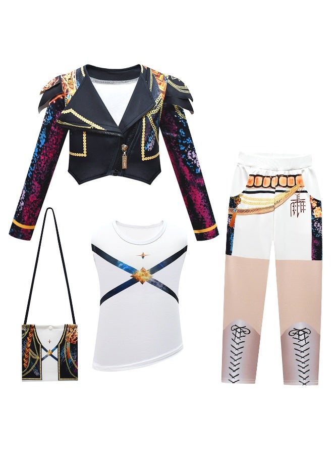 general KPop Demon Hunters girls' suits, casual pants, clothing, children's performance, four-piece set, gifts for family and friends - Image 1
