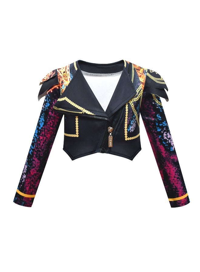 general KPop Demon Hunters girls' suits, casual pants, clothing, children's performance, four-piece set, gifts for family and friends - Image 2