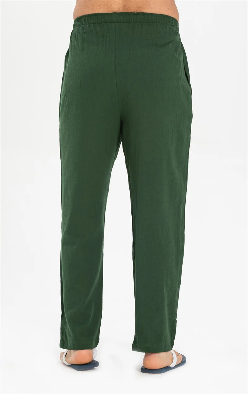 اليش شيل بيزي Şile Cloth Men's Shalwar Trousers Green Ysl