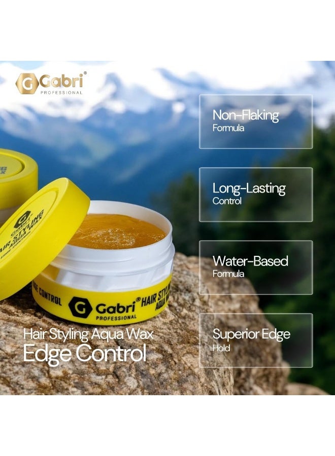 Gabri Professional Hair Wax, Aqua Styling Wax, Edge Control, 1 x 150ml - Image 3