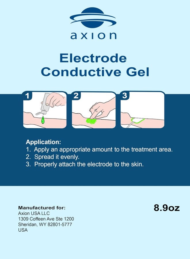 axion Conductive Electrode Gel for TENS Unit Pads 8.9oz | Hypoallergenic, Odorless and Skin-Friendly for All Types of Self-Adhesive Electrodes | Improves The Conductivity of TENS Electrode Pads - Image 3