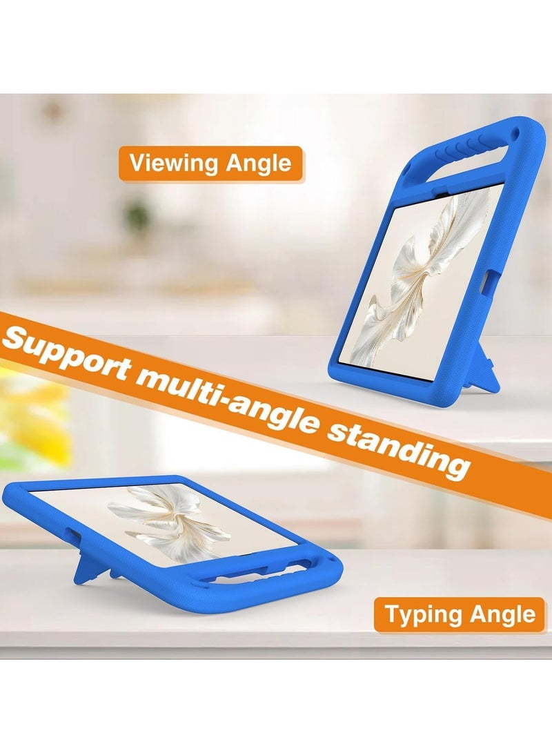 VKL Case Compatible with Honor Pad 9 12.1 inch 2023 Released, Kids Friendly Lightweight EVA Shockproof Handle Stand Protective Cover for Honor Pad 9 (Blue) - Image 4