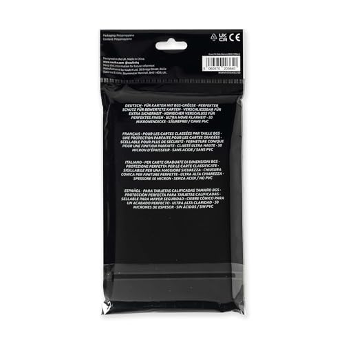Vault X Graded Trading Card Slab Sleeves, Exact Fit Bags for Becketts BGS and Other Similar Sized Cases, Collectible Card Games, Sports, TCG (100 Pack) - Image 2