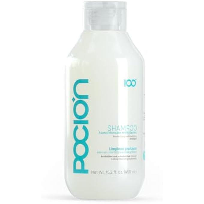 La Pocion Shampoo - 15.2 Fl Oz (450ml) | Cruelty-Free Revitalizing Shampoo with Organic & Natural Ingredients | Deep Cleansing, Freshness, and Healthy Hair Growth