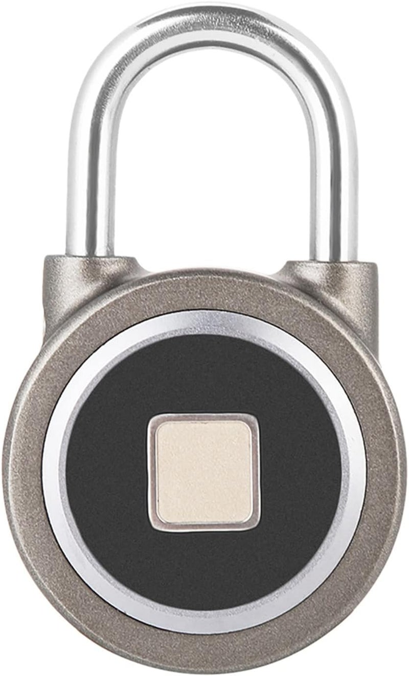 كلاراكو قفل ذكي ببصمة الإصبع بدون مفتاح مقاوم للماء مع تحكم بالتطبيقات وأمن مضاد للسرقة، 15 مجموعة من بصمات الأصابع، مقاوم للماء والصدأ والعبث، مناسب لنظام Android وiOS - Image 1