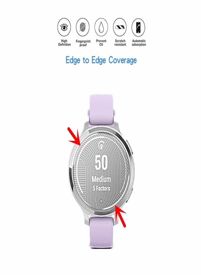 MIHENCE Screen Protector Compatible for Garmin Lily 2 Active Smartwatch, TPU HD Protective Film (6 PCS) - Image 4