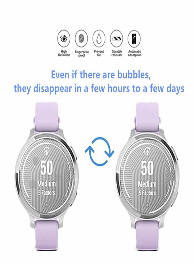 MIHENCE Screen Protector Compatible for Garmin Lily 2 Active Smartwatch, TPU HD Protective Film (6 PCS) - Image 3
