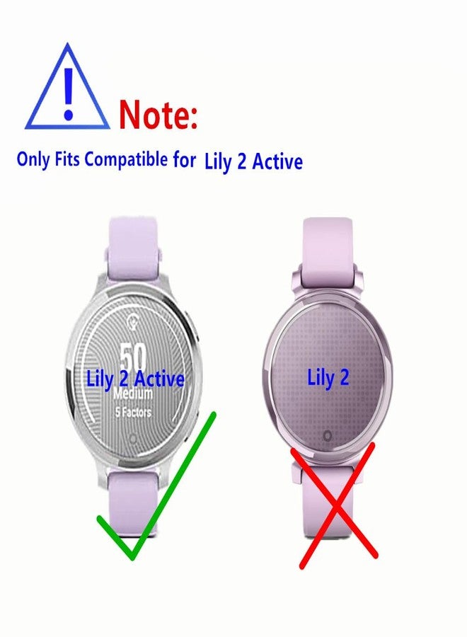 MIHENCE Screen Protector Compatible for Garmin Lily 2 Active Smartwatch, TPU HD Protective Film (6 PCS) - Image 2