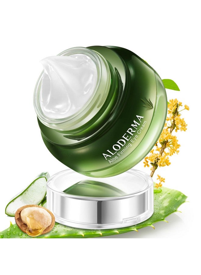 Aloderma Aloe Firming Eye Cream Made With 70% Organic Aloe Vera Natural Daily Hydrating Eye Cream With Jojoba Hyaluronic Acid & Organic Aloe Reduce Signs Of Aging Fine Lines & Wrinkles 25G - Image 1