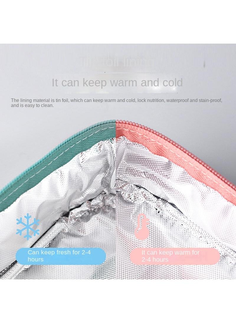 Generic Large capacity lunch insulation bag thickened aluminum foil outdoor camping and picnic insulation bag  - Image 2