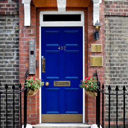 A10SHOP Clio 3-Inch Solid Brass Lacquered Polished Mailbox Numbers House Numbers For Outside, Address Plaques for House Numbers, Outdoor Decor (Polished Brass, Number 3) - Image 5