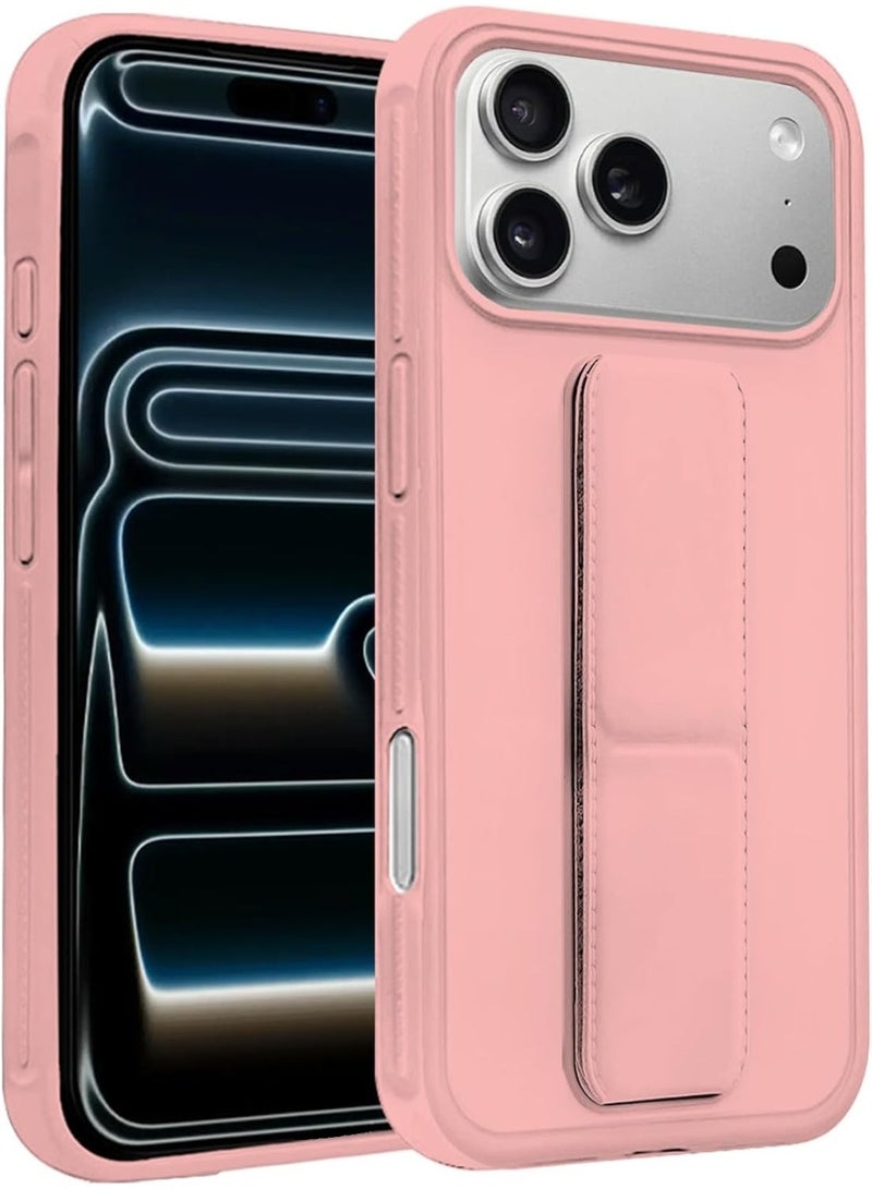 Case for Iphone 17 Pro Back Stand Case Magnetic Car Holder Soft Silicone Case Horizontal and Vertical Kickstand Cover Full protection Case for iPhone 17 Pro - Image 4