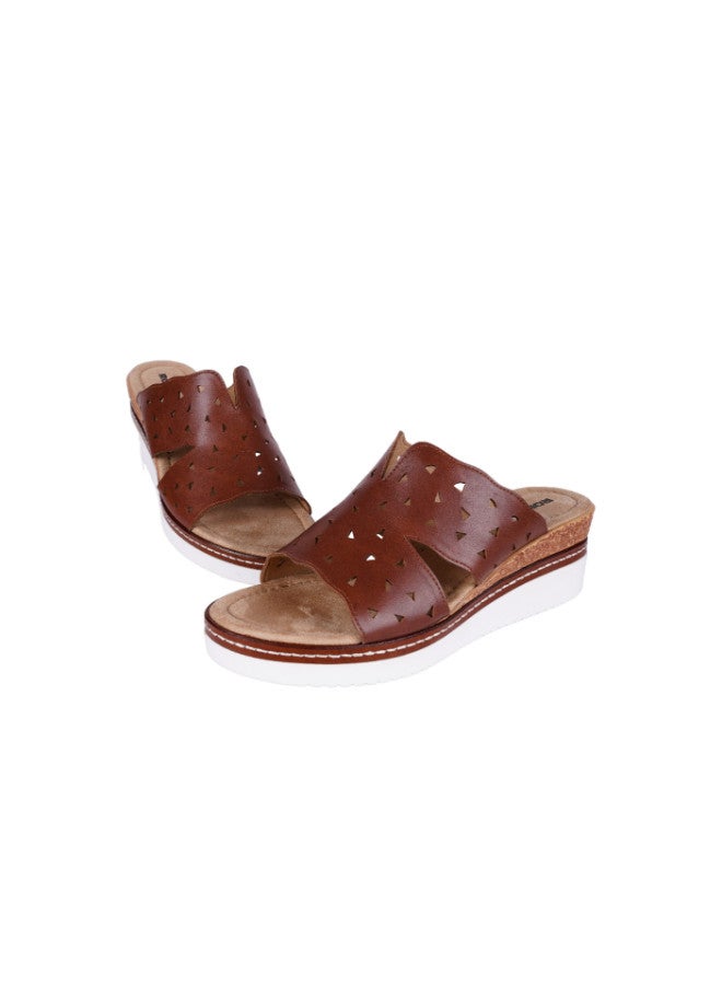 ROMIKA 117-364 Romika Ladies Casual Sandals 91405 Cognac - Image 3