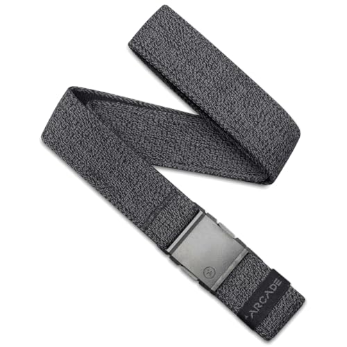 Arcade Belts A2 Atlas Unisex Adventure Belt: Heavy Duty Stretch, Metal Free Buckle, Heather Black - Image 1
