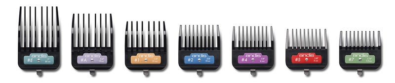 Andis 7-Piece Premium Clip Animal Comb Set, Fits Perfectly with Ultra Edge & Ceramic Edge Blades, Ma - Image 1