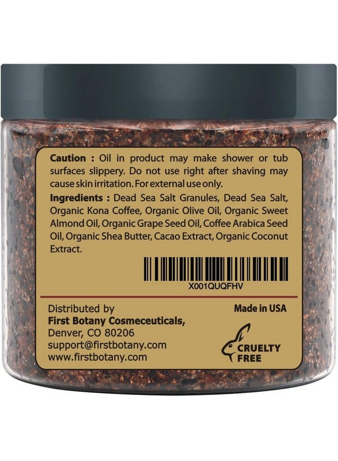 First Botany Cosmeceuticals, 100% Natural Arabica Coffee Scrub with Organic Coffee Coconut & Shea Butter, 20 oz - Image 5