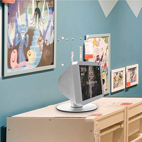ATOPHK Adjustable Stand only for Echo Show 8 / Echo Show 8 (2nd Gen), Tilt + Swivel Stand，aluminum stand with 8 magnets Silver - Image 2
