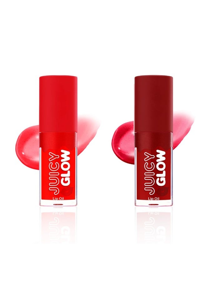 Daily Life Forever52 Juicy Glow Lip Oil - Raspberry & Sour Watermelon | Nourishing Formula | Non - Sticky | Plump & Smooth Lips 3ml each - Image 1