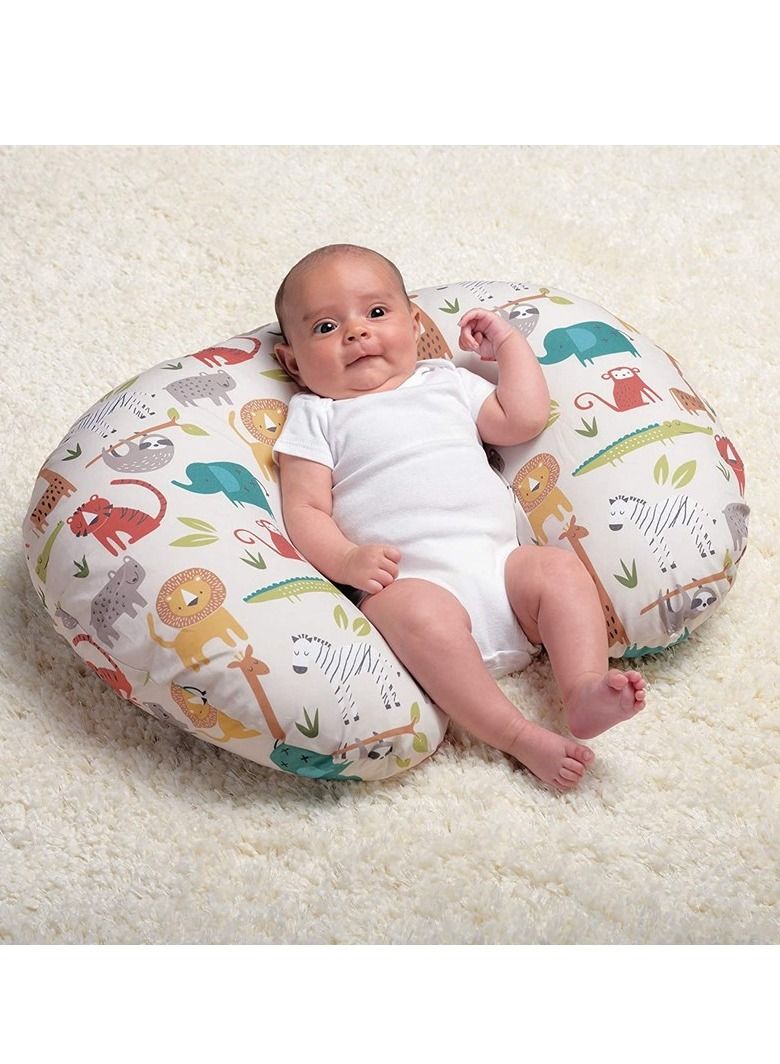 بيوينتي Baby feeding pillowcase Elastic U-shaped breastfeeding pillowcase Removable pillow case breastfeeding maternity pillow - Image 1