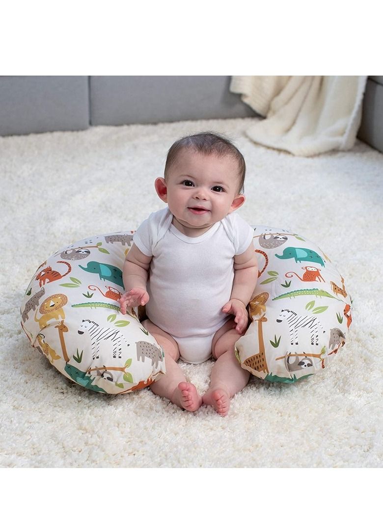 بيوينتي Baby feeding pillowcase Elastic U-shaped breastfeeding pillowcase Removable pillow case breastfeeding maternity pillow - Image 3