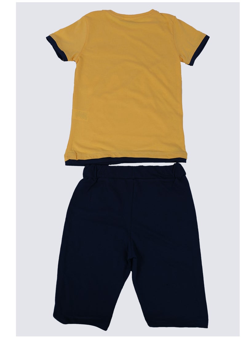 Generic - Kids Pengim T-shirt & Pants in Yellow - Image 1