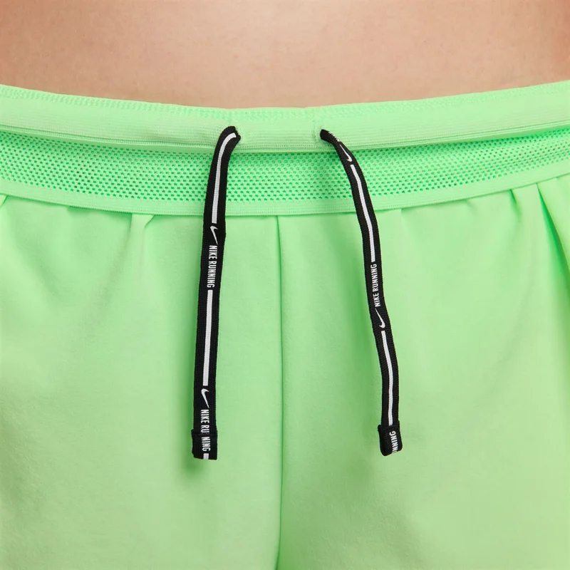 Nike Green Women's AeroSwift Dri-FIT ADV Mid-Rise Running Shorts for Women | Best Price UAE