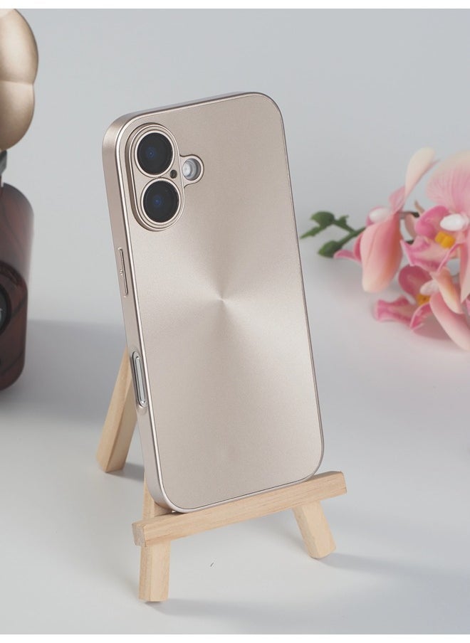 ShebSheb - for iPhone 16 Case, Glossy Coating Phone Cases with Camera Lens Protector Soft TPU Shockproof Protective Cover - Image 1