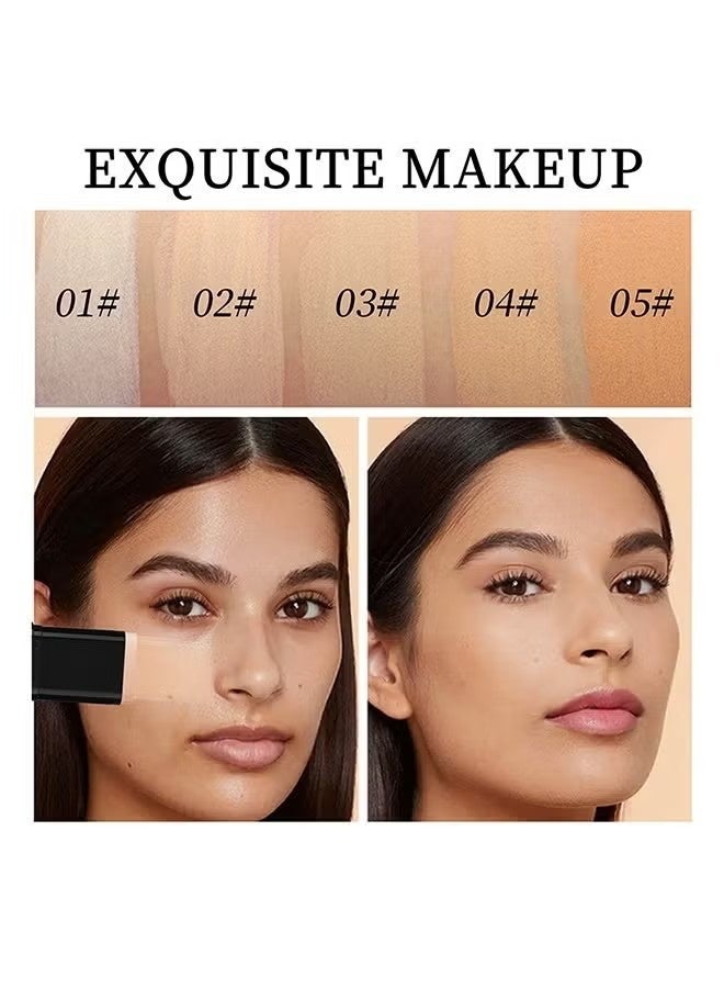 OCHEAL Concealer Foundation Stick ,Long-wear Lightweight Brighten Stick, Blemish Contouring ,Face Concealer Beauty Makeup ,02#NATURE - Image 2