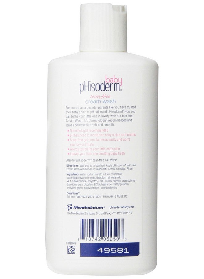 pHisoderm Baby Tear-Free Cream Wash 8 oz (Pack of 2) - Image 2