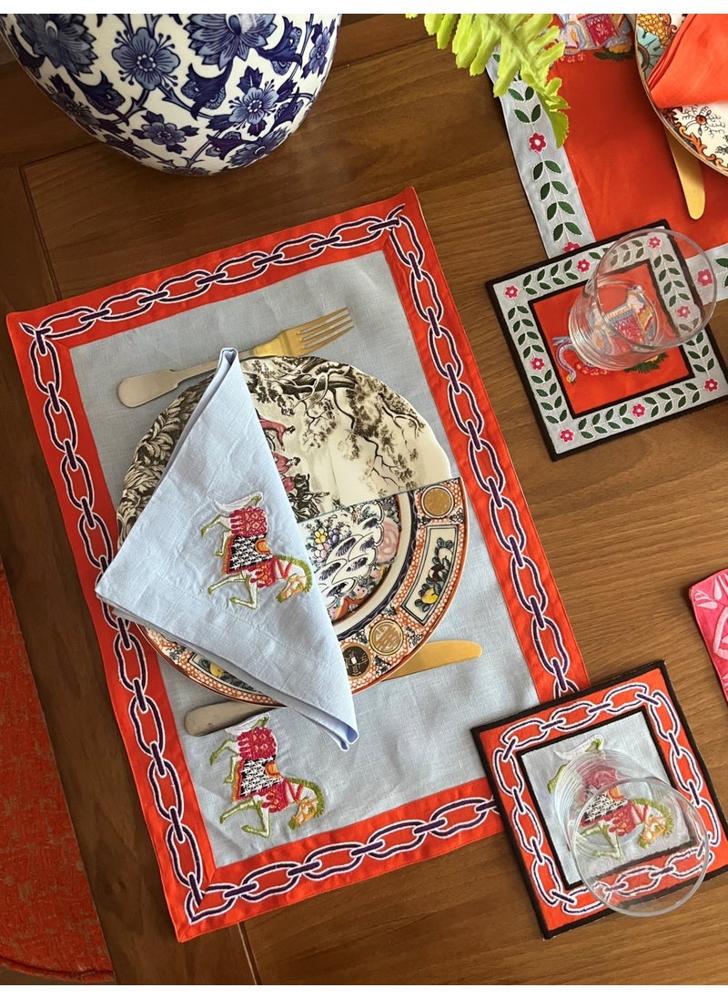 Ge Living White Horse Patterned Decorative Table Service (1 Piece)  - Image 2
