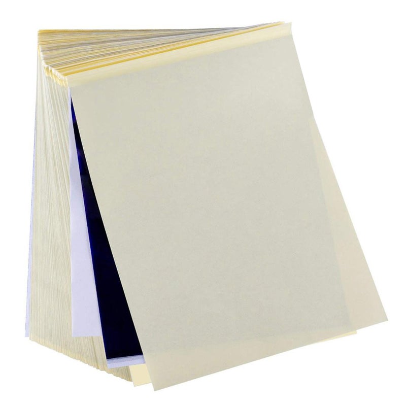 50 Sheets Tattoo Transfer Paper Tattooing Thermal Paper Transfer Stencil Paper Tattoo Paper for Tattoo Supplies Kit - Image 1