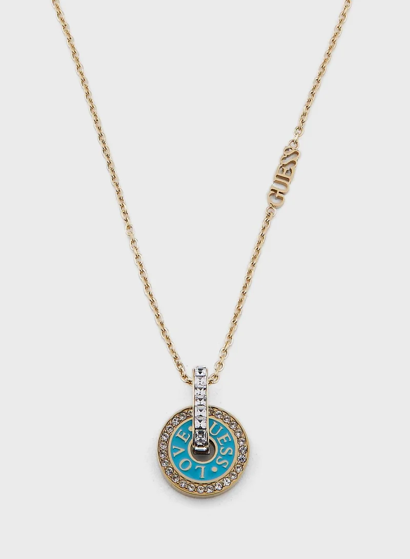 GUESS Round Harmony Necklace