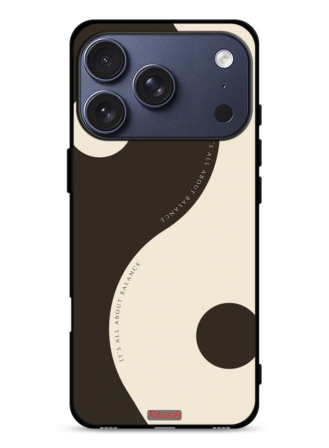 Tolwak Apple iPhone 17 Pro Protective Case Cover Its All About Balance - Image 1