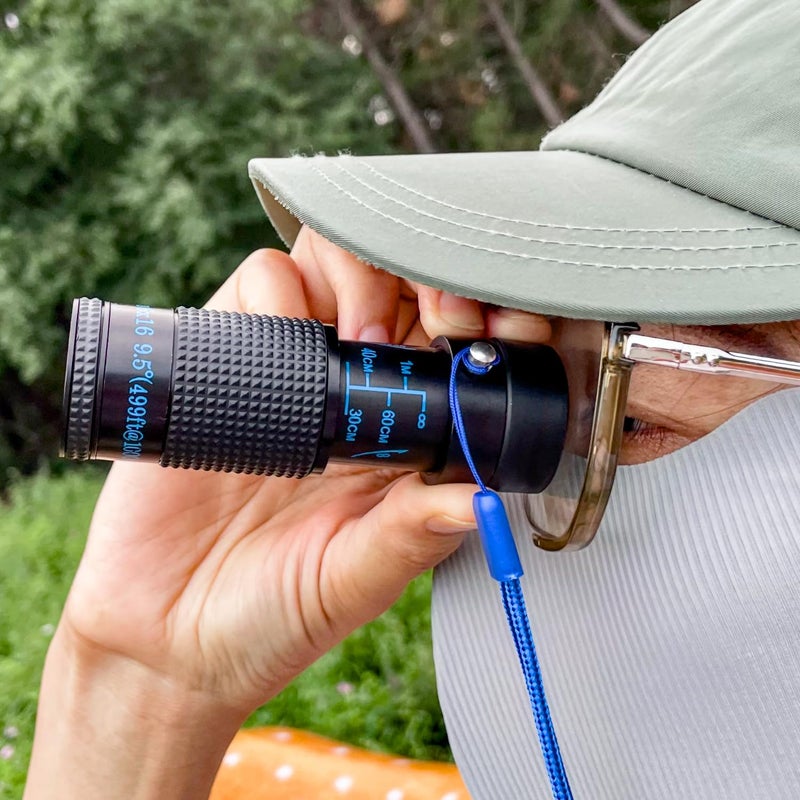 Bejamy Close-up Monocular for Low Vision, Short Distance Viewing with Wide Field of View, Mini-Size Magnifier (4x12mm-Blue Style) - Image 5