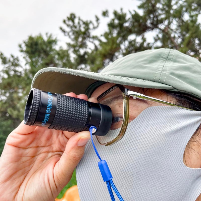 Bejamy Close-up Monocular for Low Vision, Short Distance Viewing with Wide Field of View, Mini-Size Magnifier (4x12mm-Blue Style) - Image 4