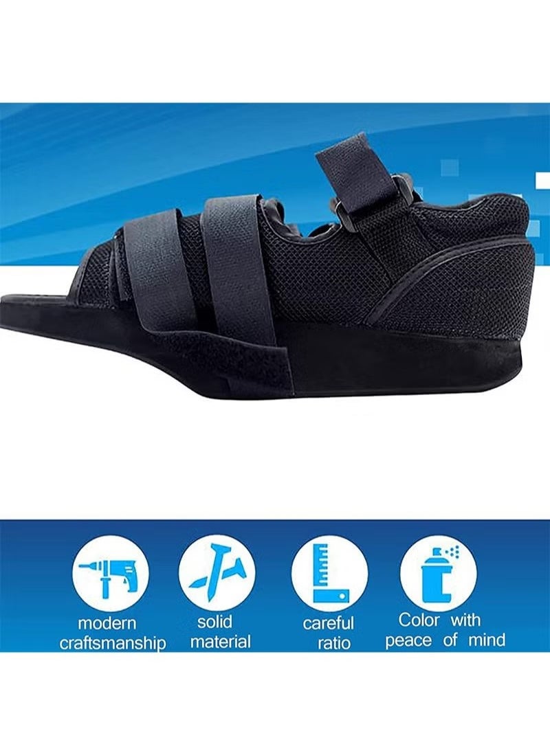OMEVE Post-op Shoes for Broken Toe, Walking Toe Weight Bearing Shoe with Adjustable Straps, Reduce Pain, for Broken Toe/Foot Fracture To Offload Weight In Forefoot Region  - Image 2