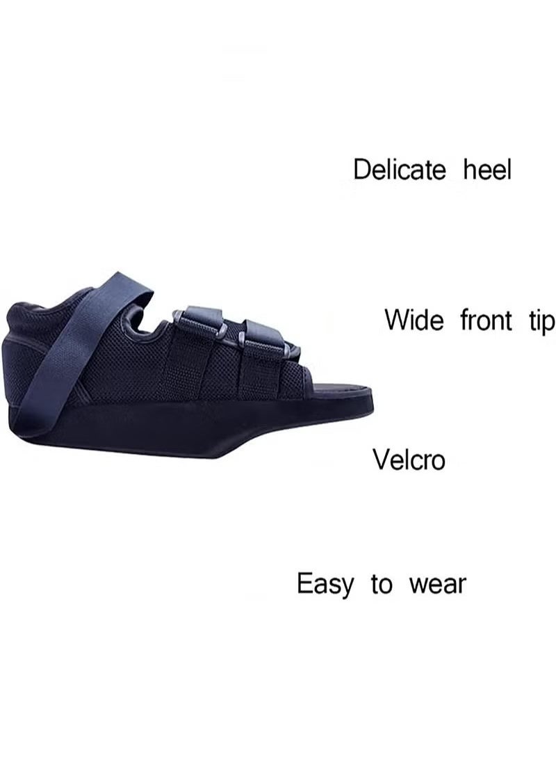 OMEVE Post-op Shoes for Broken Toe, Walking Toe Weight Bearing Shoe with Adjustable Straps, Reduce Pain, for Broken Toe/Foot Fracture To Offload Weight In Forefoot Region  - Image 4