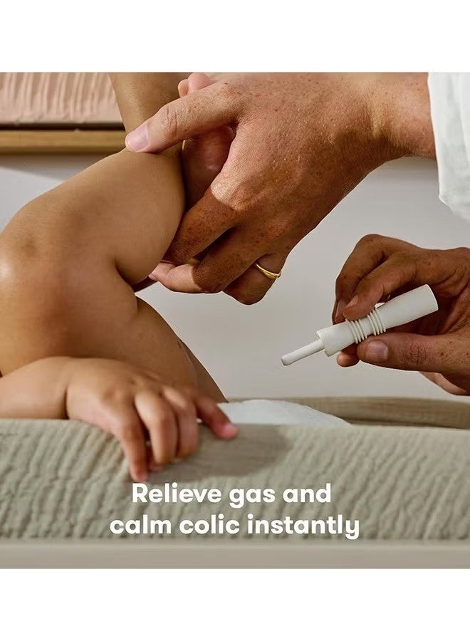 BODYHEALT 10-Piece Baby Gas and Colic Reliever, Baby Constipation Relief, Suitable From Birth, White - Image 2
